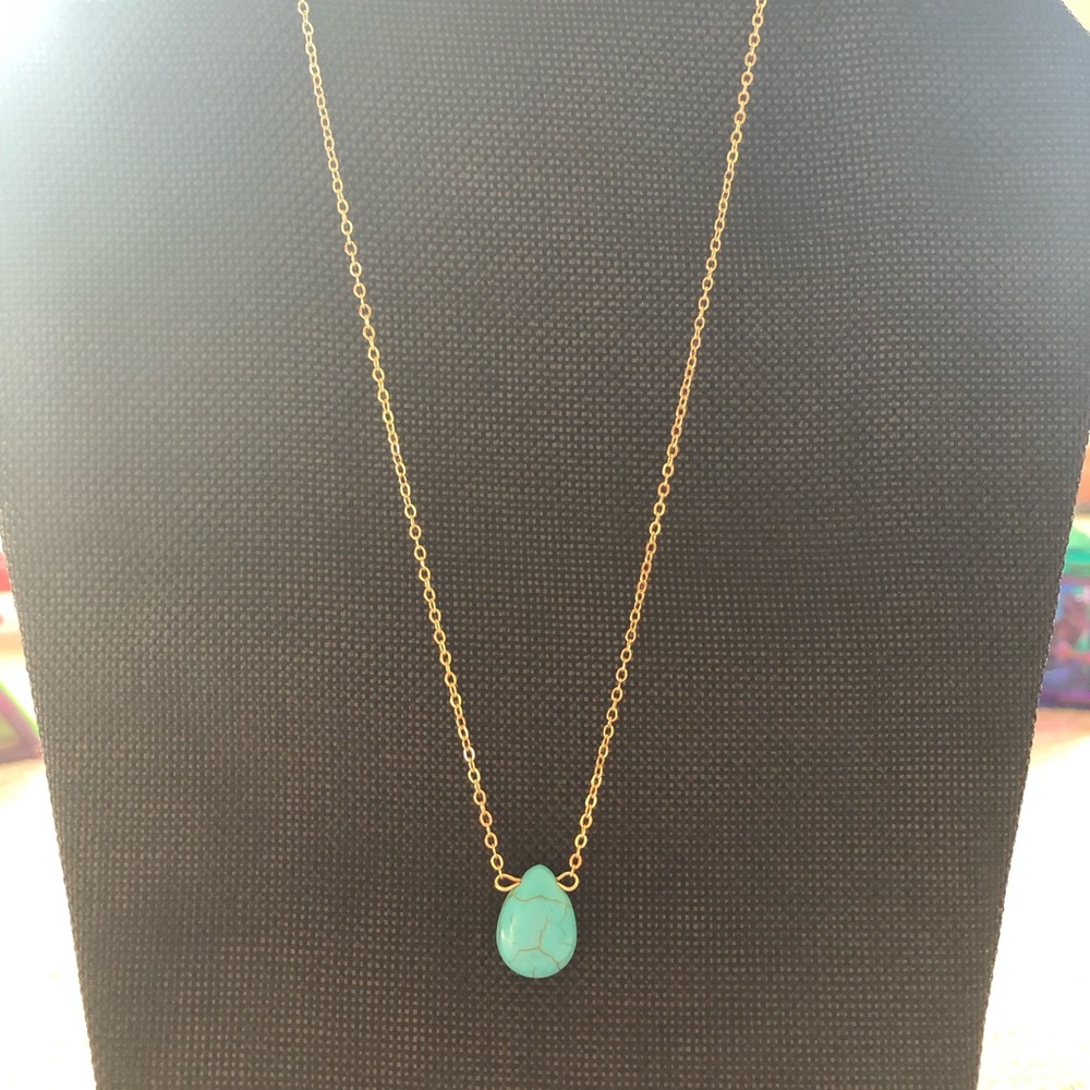 Genuine turquoise necklace